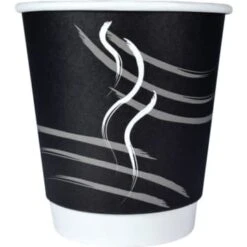 Double Wall Cup Generic Black Unwrapped 10oz Case Of 600