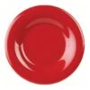 Thunder Group 9-1/4" Wide Rim Plate Pure Red Package Of 12 -Gastro Gas 184118 WebOnly Lg