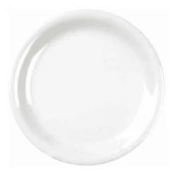 Thunder Group 9" Narrow Rim Plate White Package Of 12