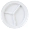 Thunder Group 8-3/4" Deep Compartment Plate White Package Of 12 -Gastro Gas 184223 WebOnly Lg