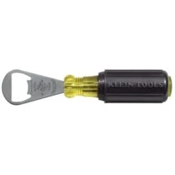 Klein Tools® Yellow/black Stainless Steel Bottle Opener 11.25"