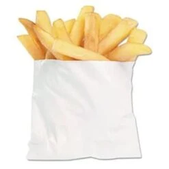 Bagcraft® White Grease-Resistant Fry Bag Case Of 2,000