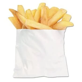 Bagcraft® White Grease-Resistant Fry Bag Case Of 2,000 3 Bagcraft® White Grease-Resistant Fry Bag Case Of 2,000