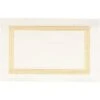 Lapaco Greek Key With Gold Trim Placemat 9.5" X 13.5" Case Of 1,000 -Gastro Gas 200886 V Lg