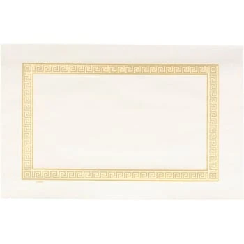 Lapaco Greek Key With Gold Trim Placemat 9.5" X 13.5" Case Of 1,000 3 Lapaco Greek Key With Gold Trim Placemat 9.5" X 13.5" Case Of 1,000