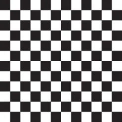 Mcnairn™ Black Checkered Basket Liners 12" X 12" Case Of 2,000