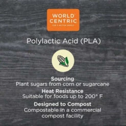 World Centric Ingeopla Clear Cold Cup Dome Lid,2oz/9 Oz To 24oz Cup,case Of 1000 -Gastro Gas 203594 DetailedProductView2 Lg