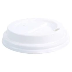 Polystyrene Flat Lid White 10 Oz, Case Of 1000