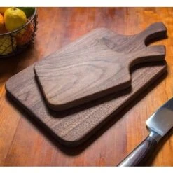 Brazos Organic Oiled Wood Cutting Board/butcher Block, Dark Walnut, 16x8 In. -Gastro Gas 208665 w LifestyleImage Lg