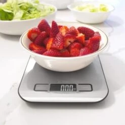 Dmi Digital Food/kitchen Scale, 11 Lb Max, Measures Oz, G, Ml, Lb, Oz, Stainless -Gastro Gas 208719 w LifestyleImage Lg