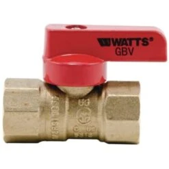 Watts Tee Handle Gas Valve 1/2 In. 5 Psi