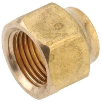 Anderson Metals 3/4" Brass Flare Nut Forged Package Of 10 3 Anderson Metals 3/4" Brass Flare Nut Forged Package Of 10
