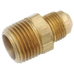 Anderson Metals 5/8" Flare X 3/4" Mip Brass Half-Union Package Of 10