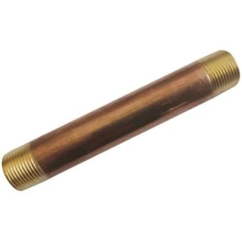 Everbilt 3/4" X 6" Brass Nipple Package Of 10 3 Everbilt 3/4" X 6" Brass Nipple Package Of 10