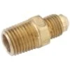 Anderson Metals 1/2" Flare X 3/4" Brass Hvy Long Thread MIP Adapter Package Of 10 -Gastro Gas 286332 MainProductImage Lg