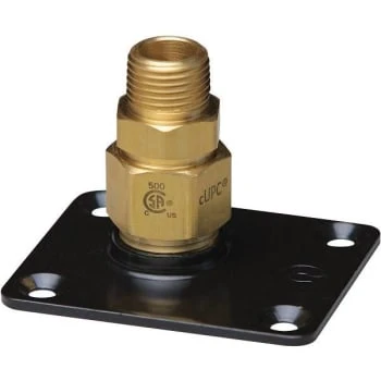 GENERIC 1/2" Brass Autoflare Flange Fitting 3 GENERIC 1/2" Brass Autoflare Flange Fitting