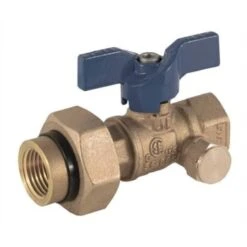 Jomar Jomar Bluecap Ii Gas Ball Valve W/ Dielectric Union 3/4" Fip X 3/4" Fip