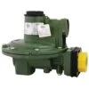 Mec Full Size Dielectric Regulator 1/2" X 3/4" 1000000 Btu Backmount -Gastro Gas 287267 MainProductImage Lg