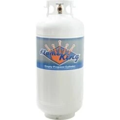 Flame King 40 Lb Empty Propane Cylinder With Overfill Protection Device Valve