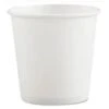 Solo 4 Oz White Hot Paper Cup Case Of 1000 -Gastro Gas 288027 MainProductImage Lg