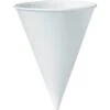 Bare By Solo Eco-Forward 8 Oz White Treated Paper Cone Water Cups Case Of 2500 -Gastro Gas 288139 MainProductImage Lg