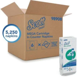 Scott Disposable Paper Napkins Box Case Of 6 -Gastro Gas 288184 DetailedProductView15 Lg