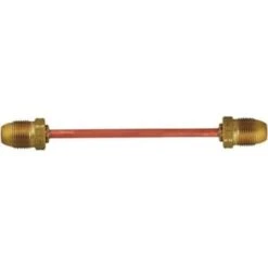 Mec Copper Pigtail Pol X Pol Long Nipple 1/4" Tubing Size 48" L 1-1/8" Hex