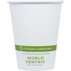 World Centric Hot Cup 8 Oz W/bio Lining Case Of 1000