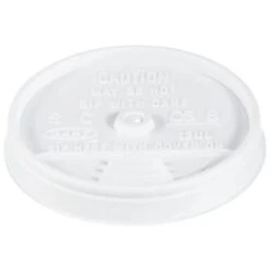 Dart 12 Series White Sip Thru Lid Case Of 1000