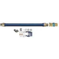 Watts 3/4" Id W/ Quick Disconnect & Cable 48" L Gas Connector Kit