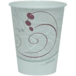 Solo 16 Oz Symphony Waxed Paper Cold Cup Case Of 1000