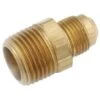Anderson Metals 3/8" Flare X 3/4" MIP Brass Half-Union Package Of 10 -Gastro Gas 290364 MainProductImage Lg