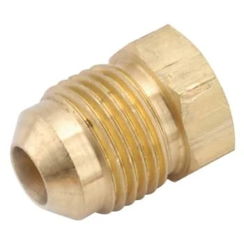 Anderson Metals 1/2" Brass Flare Plug Package Of 10 3 Anderson Metals 1/2" Brass Flare Plug Package Of 10
