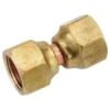Anderson Metals 3/8" Brass Flare Nut Swivel Package Of 10 -Gastro Gas 291470 MainProductImage Lg