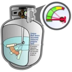 Worthington 20 Lb Empty Propane Tank With Gauge -Gastro Gas 291554 DetailedProductView2 Lg
