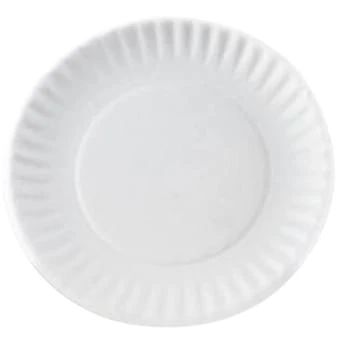 Green Label 6" White Plate Paper Case Of 10 3 Green Label 6" White Plate Paper Case Of 10