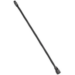 Watts 3/8" X 24" Stainless Steel Gas Appliance Connector In Black