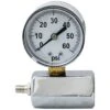 Mec Test Block 3/4 " Fpt With 0-60 Psi Gauge And Valve Stem -Gastro Gas 295359 MainProductImage Lg