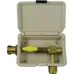 Mec Gas Outlet Box Single "ivory