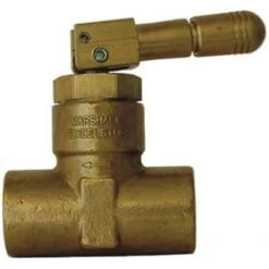 Mec Locking Quick Acting Toggle Valve Brass 1/2" Fnpt X 1/4" Fnpt