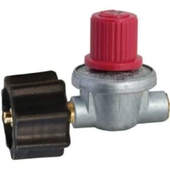 Mec Adjustable High Pressure Compact Regulator 1-10 Psi, Black, Qcc X 1/4" Fnpt