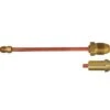 Mec Copper Pigtail Pol X 1/4"male Inverted Flre Nipple 48"l 1-1/8"hex Nut -Gastro Gas 297316 MainProductImage Lg