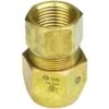 Omega Flex Tracpipe Counterstrike Autosnap Female Straight Fitting 1/2 In. Brass 1 Omega Flex Tracpipe Counterstrike Autosnap Female Straight Fitting 1/2 In. Brass -Gastro Gas 306379 MainProductImage Lg