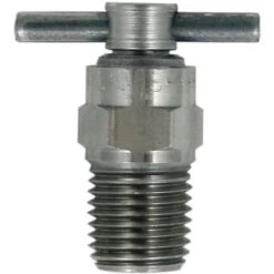 Mec 1/4 Mnpt Stainless Steel Liquid Vent Valve With T-Handle