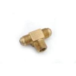 Anderson Metals 1/2" Flare X Flare X Mip Brass Tee Package Of 10