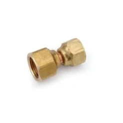 Anderson Metals 1/2" X 3/8" Brass Flare Nut Swivel