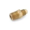Anderson Metals 1/2"flare X 3/8"brass Mip Adapter, Hex Long Thread Package Of 10 -Gastro Gas 315415 MainProductImage Lg