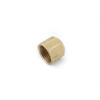 Anderson Metals 5/8" Flare Brass Cap Package Of 10 3 Anderson Metals 5/8" Flare Brass Cap Package Of 10