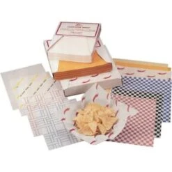 Bagcraft Sandwich Wrap 10 X 16 White Wet Wax 4000/case Of 4000