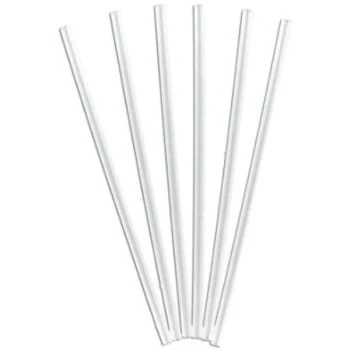 Primesource 7.75 " Clear Jumbo Unwrapped Straw Case Of 250 3 Primesource 7.75 " Clear Jumbo Unwrapped Straw Case Of 250